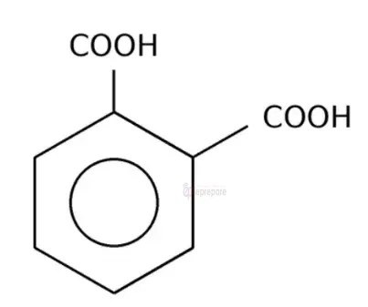 Benzene ring with two COOH groups on adjacent carbon atoms